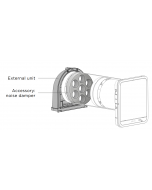 Geluiddemper voor Oerre ICON 200 ventilatietoestel met warmteterugwinning